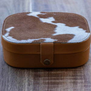 cowhide jewellery box