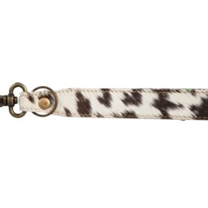 cowhide keyring