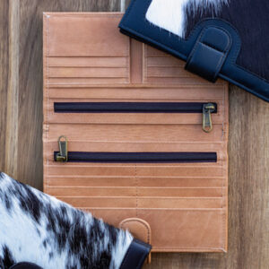 large cowhide wallet