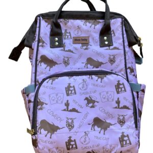 Pink Wild West Diaper Bag