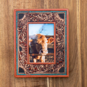 Devonnie’s Sunflowers Hand Tooled Photo Frame